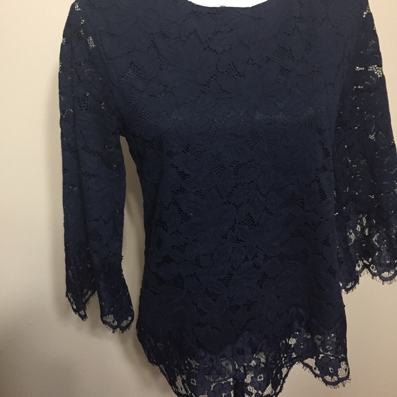 Banana Republic • Navy • Floral Lace - Picture 4 of 8